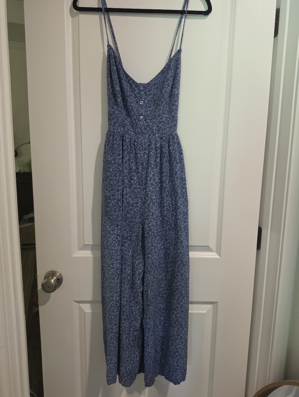 Versona Blue Floral Romper